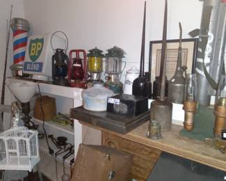1950s barber pole, works.old gas pump globe
Org texaco gas pump padlocks with keys