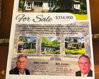 The house and acreage is For Sale. Fantastic house and property. Call Bill or Gary.