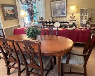 DINING TABLE AND CHAIRS