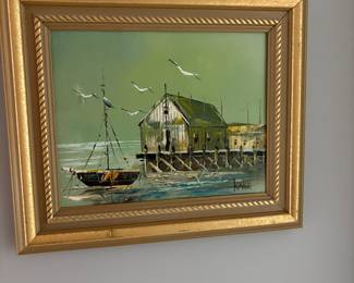 Seaside canvas art