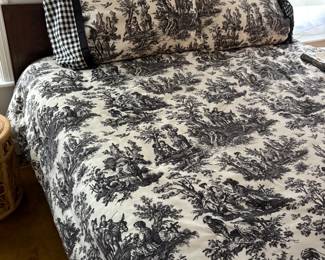 King bed and Waverly comforter set