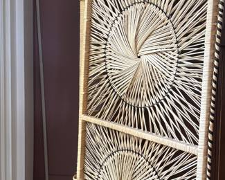 Rattan screen