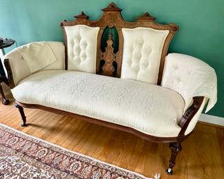 Antique Victorian loveseat/settee