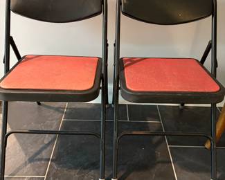 Children’s vintage Samsonite chairs