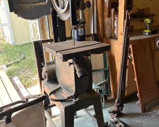 Vintage Metal Bandsaw. He was a woodworker and has a huge shop full of incredible tools.