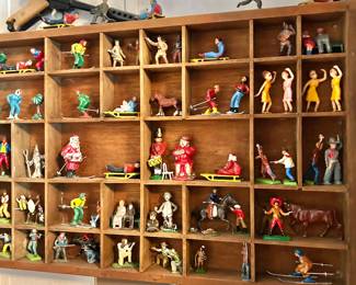 Tons of Toys, Collectibles (he owned a toy shop), replica guns
