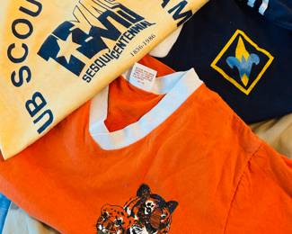 Vintage tiger cub and Boy Scout T-shirts