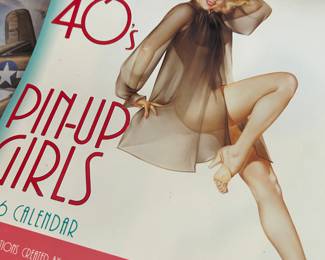 Vintage Pin Up Calendars.