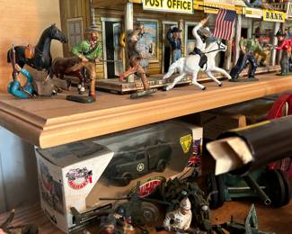 Lots of vintage toys new in box.