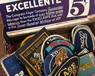 Vintage Patches from Everywhere. Military, Cars, Police, etc. These make any jacket 100% more snazzy.