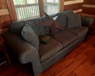 Matching 3 cushion sofa.