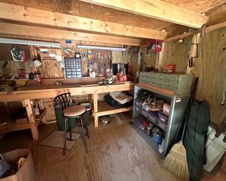 Garage. Please pay Dave then load in vehicle and continue to shop!