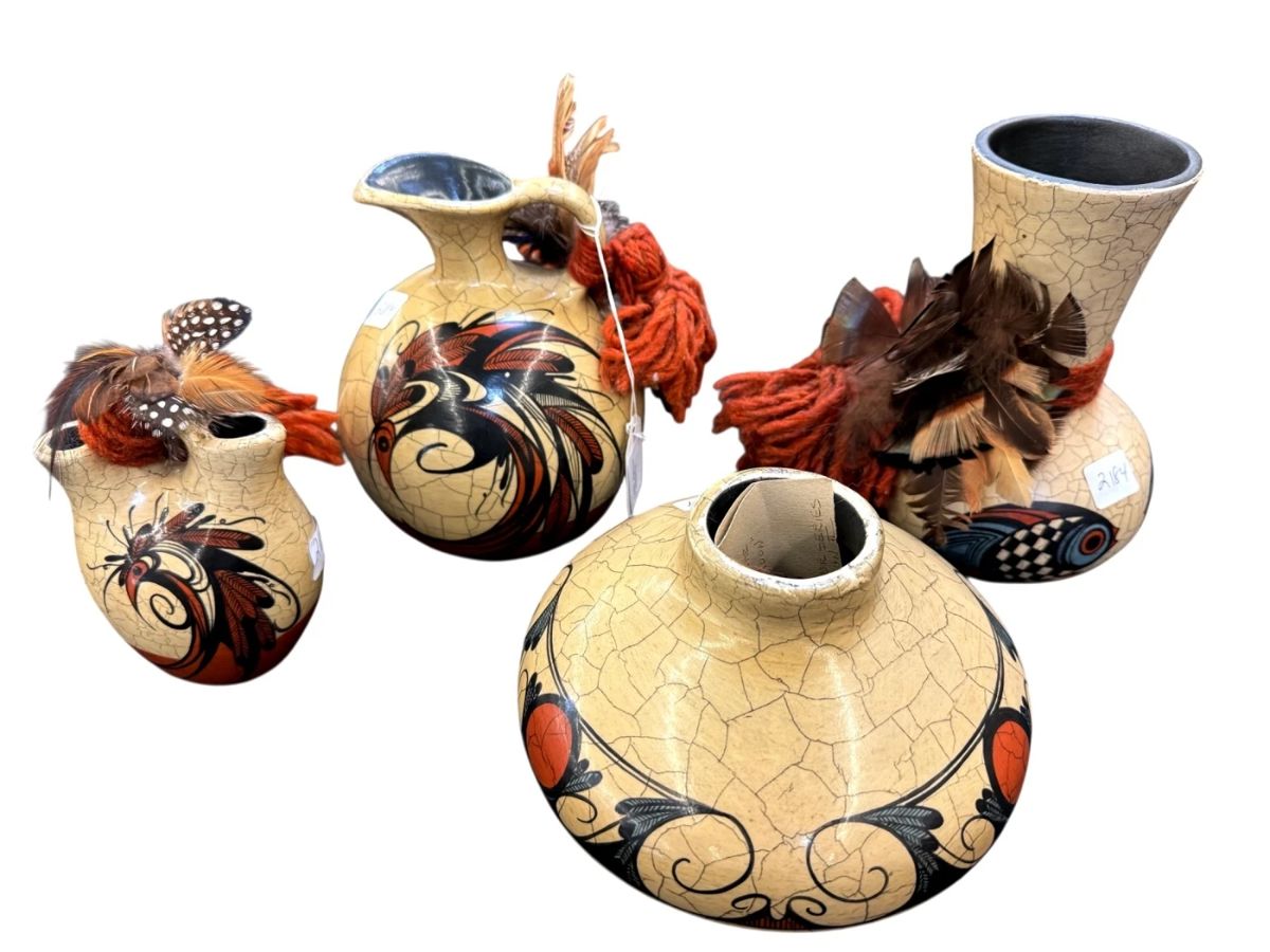 Pat Pauli Native American Pottery Vases