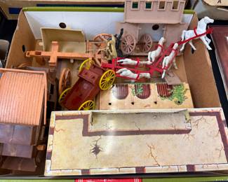 Horse and Wagon, Tin Toys
