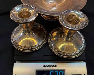 Weighted Sterling Silver 628 Total Grams