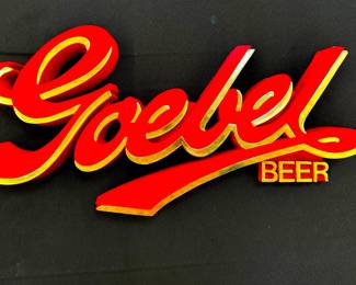 Goebel Beer Sign