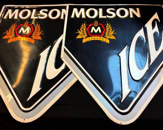 Molson Ice Beer Signs