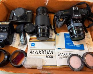 Minolta Maxxum 5000, Lenses , Flash and Filters