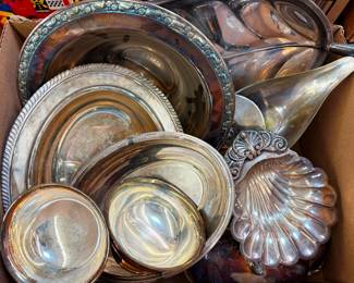 Silver Plate Serving Pieces