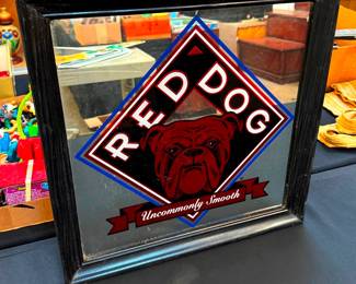 Red Dog Beer Mirror
