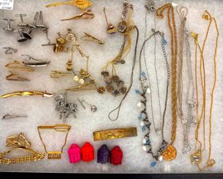 Cuff Links, Tie Tacks and Necklaces