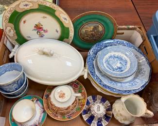 Various China and Serving Plates
