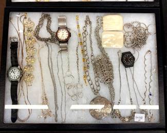 Watches, Clips and Necklaces