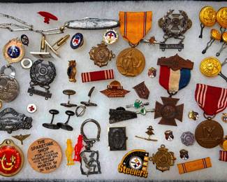 Medals, Pins and Buttons