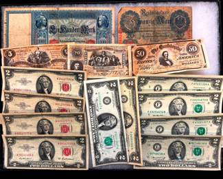 US and Foreign Currency Tray