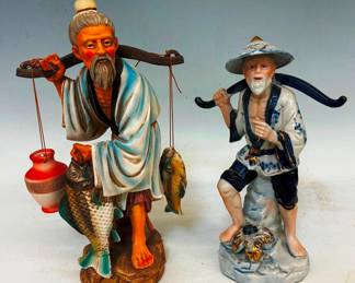 Japanese Porcelain Fisherman