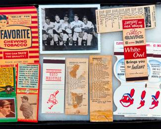 Vintage Baseball Matchbook Covers