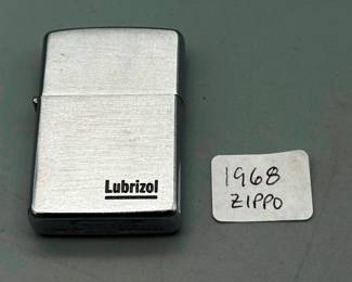 1968 Zippo Lighter Lubrizol