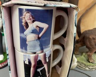 marilyn monroe stackable mugs