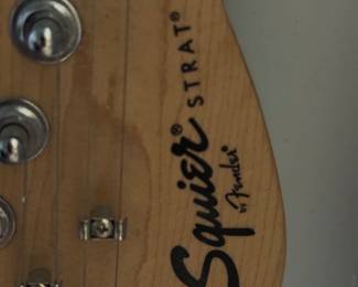 Squire Strat electric guitar