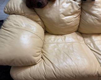 close up of the sofa