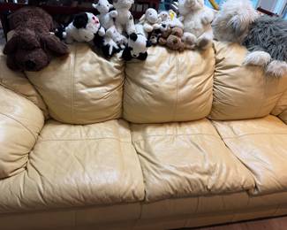 Leather sofa (good condition)