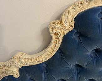 detail of the headboard