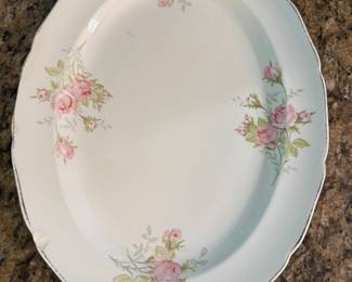 set of vintage dishes