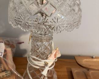 little glass lamp