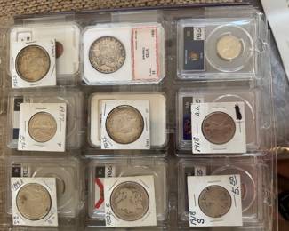 coin collection silver dollars