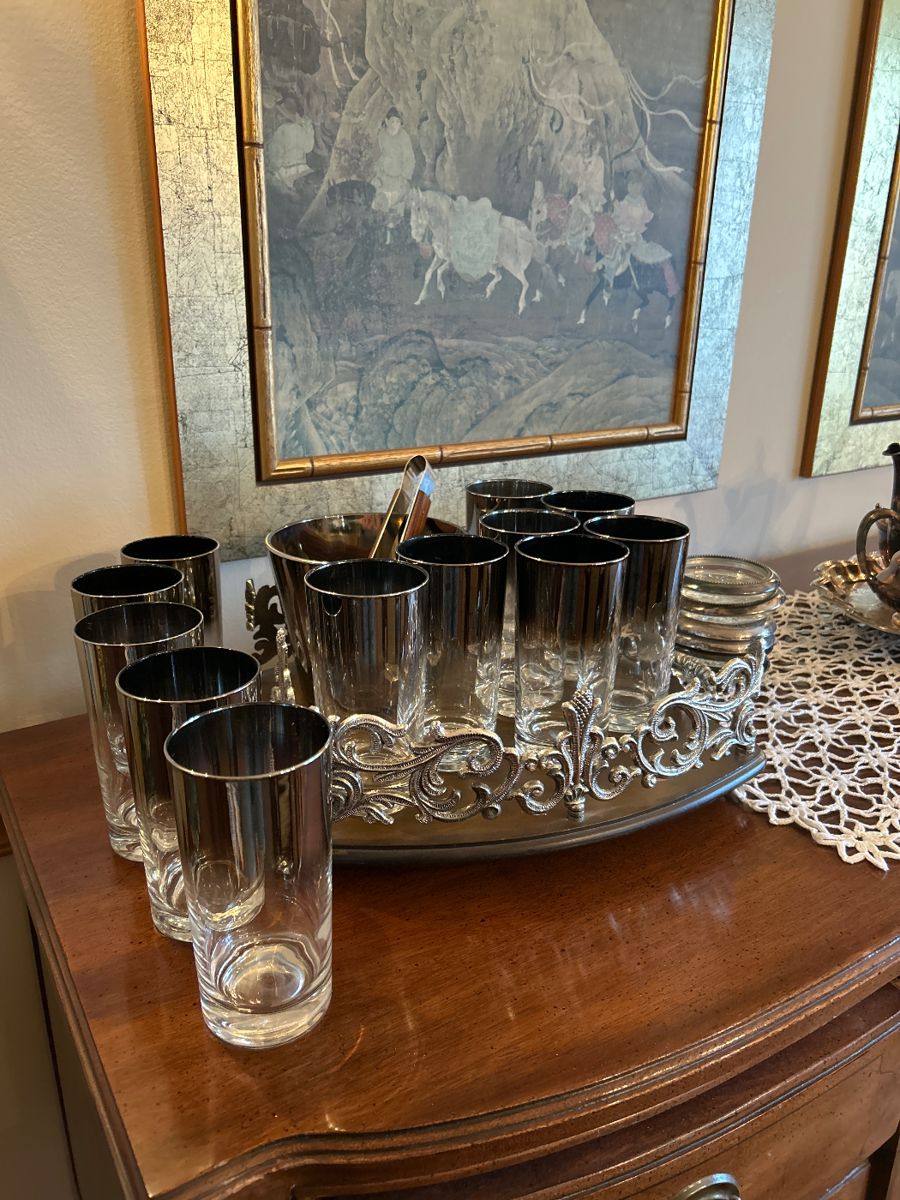 Glasses. Barware.  Art.