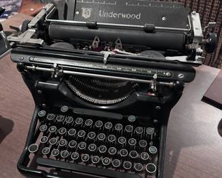 Underwood typewriter