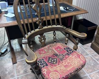 Antique office chair.