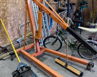 Jack. Lift. Garage equipment.