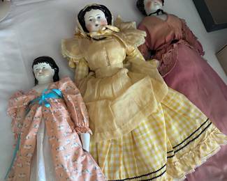 Antique dolls.