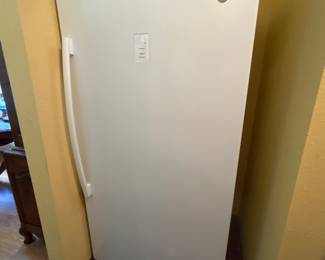 GE Upright freezer.
