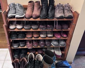 Womens and mens shoes.