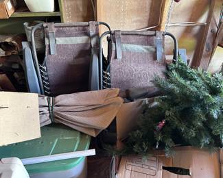 Chairs. Holiday decor.