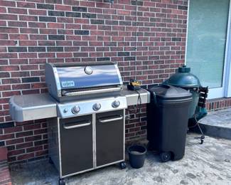 Grill. Green egg.