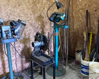 Saws. Welders. Garage equipment. Farm equipment.